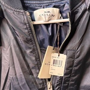 Coach Navy Bomber Jacket